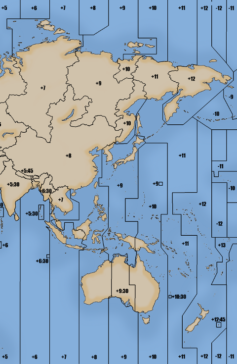 world map eastern third